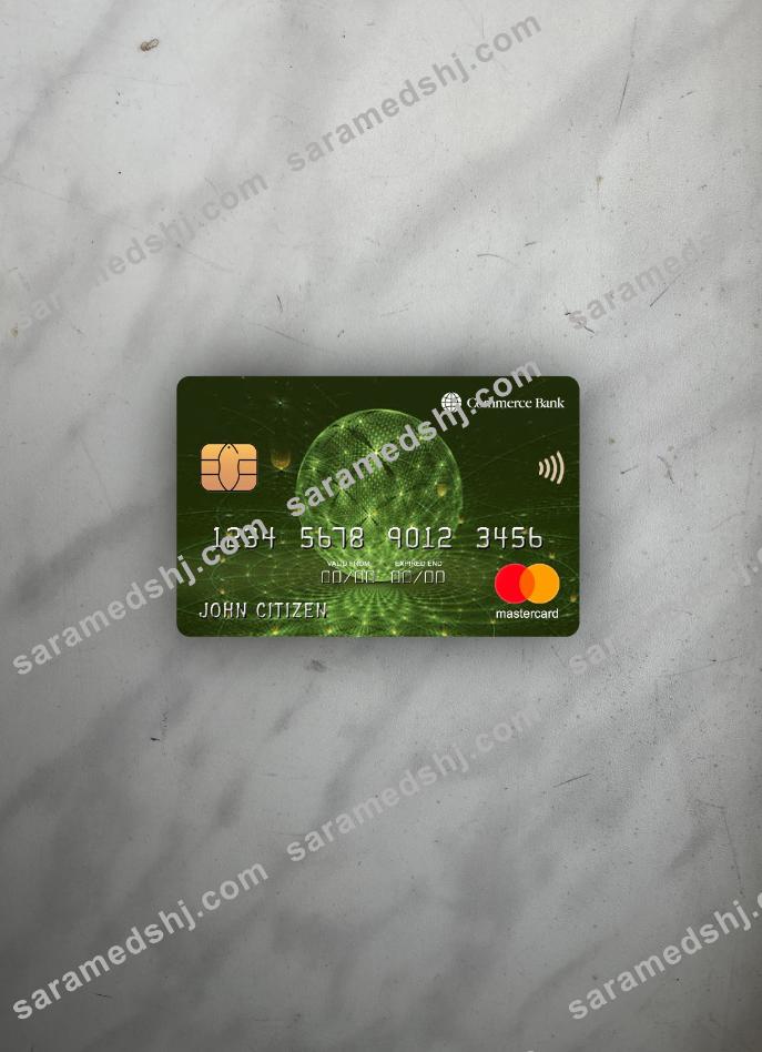 USA Commerce bank mastercard photolook front